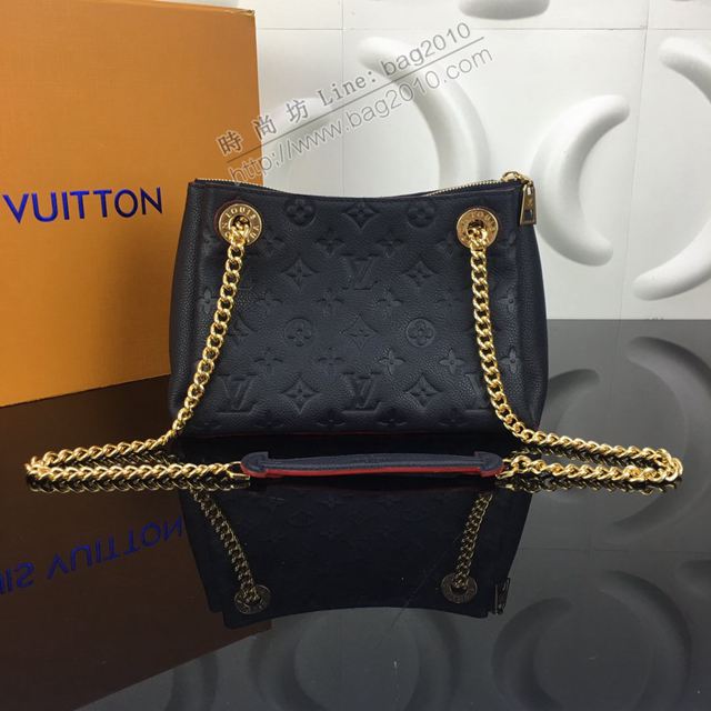 LV包 lv女包 Surene BB手袋 同色Monogram印花 金色鏈式手柄 LV新款鏈條包 LV肩背包  ydh3433